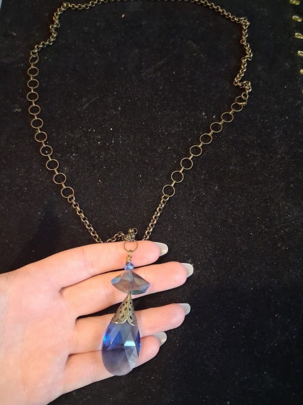 Unusual 30 inch Statement necklace